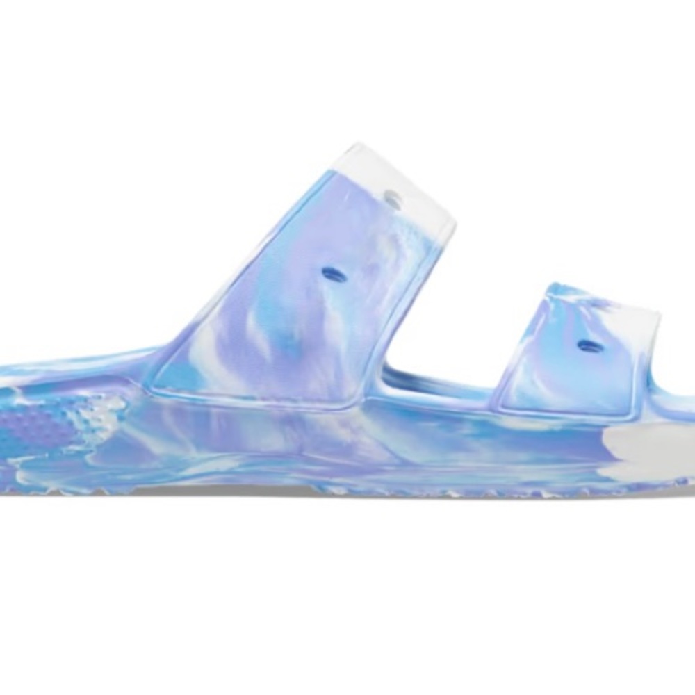 Classic Crocs Marbled Sandal with Jibbitz Charms; size: unisex M6, L8; M5, L7 - Picture 4 of 4